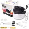 Airbrush Cleaner Kit With Brush Cleaner Solution - Ultimate Airbrush Cleaning Kit, Holder, and Pot for Efficient Cleaning of Airbrushes - Glass Clean Pot Cleaning Jar